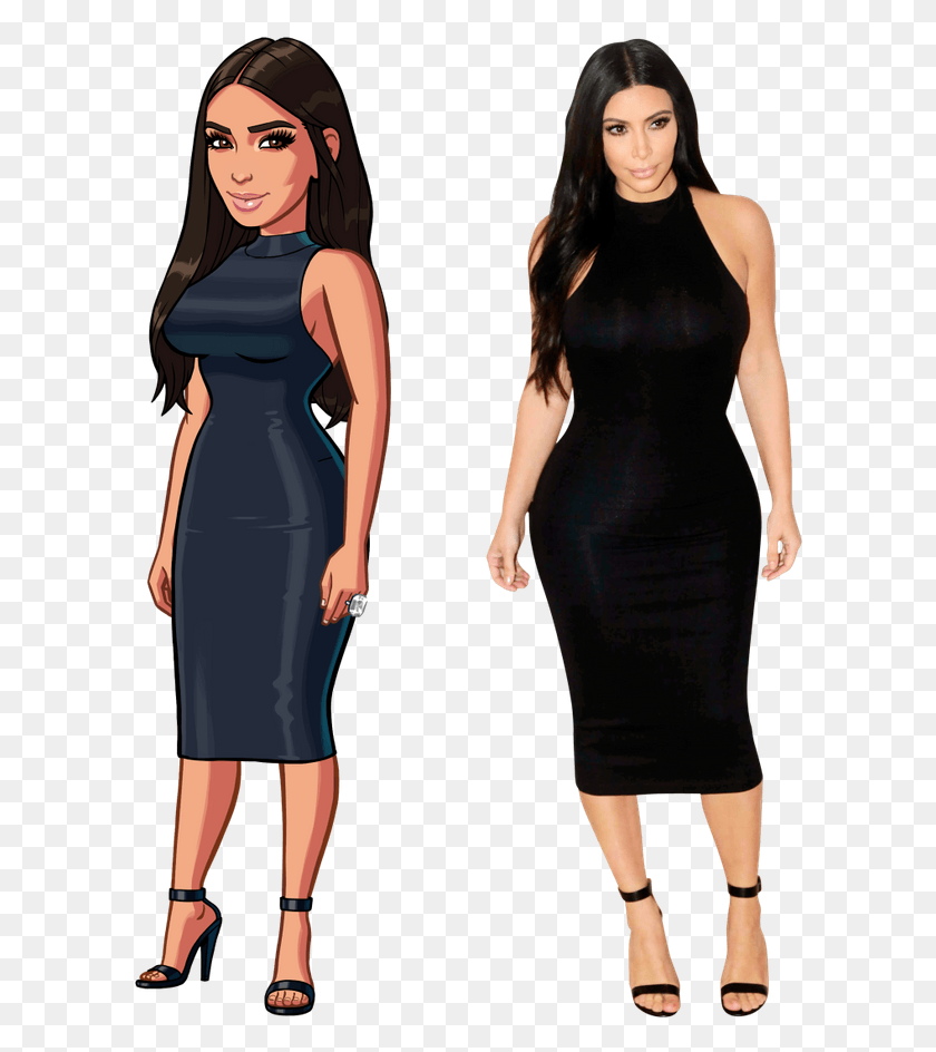 603x884 Celebrating Three Years Of My Kim Kardashian Hollywood Monos De Vestir Bonitos, Dress, Clothing, Apparel HD PNG Download