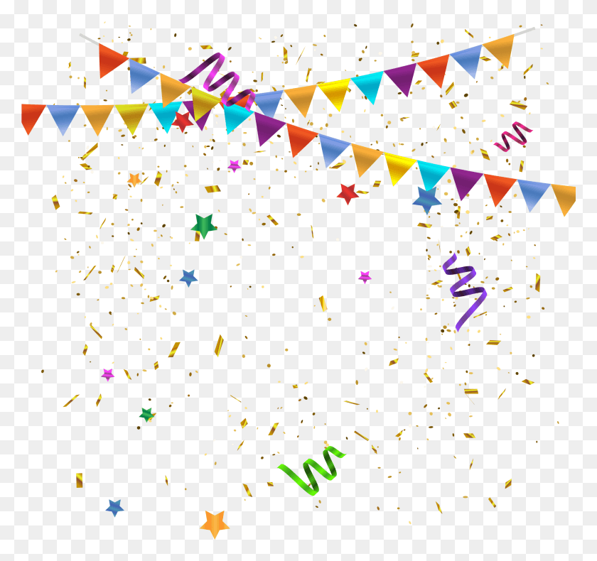 2049x1918 Celebration Background With Confetti Image Free Celebration Background, Paper HD PNG Download