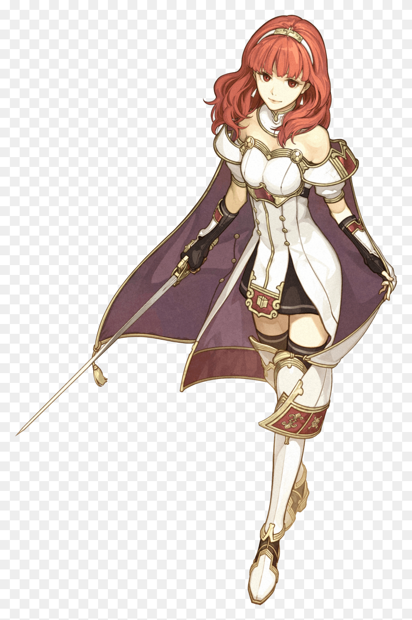 2202x3398 Celicafee Fire Emblem Echoes Celica, Person, Human, Manga HD PNG Download