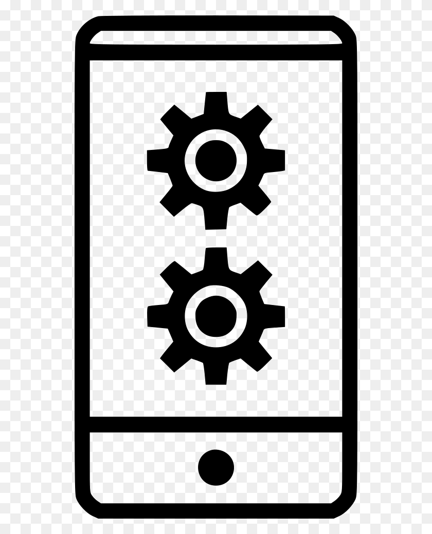 552x980 Cell Phone Options Gear Call Comments Circle, Machine, Cross, Symbol Descargar Hd Png