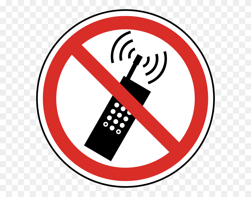 600x600 Сотовые Телефоны Запрещенная Этикетка Не Активирован Знак Мобильного Телефона, Символ, Дорожный Знак, Стоп-Знак Png Скачать