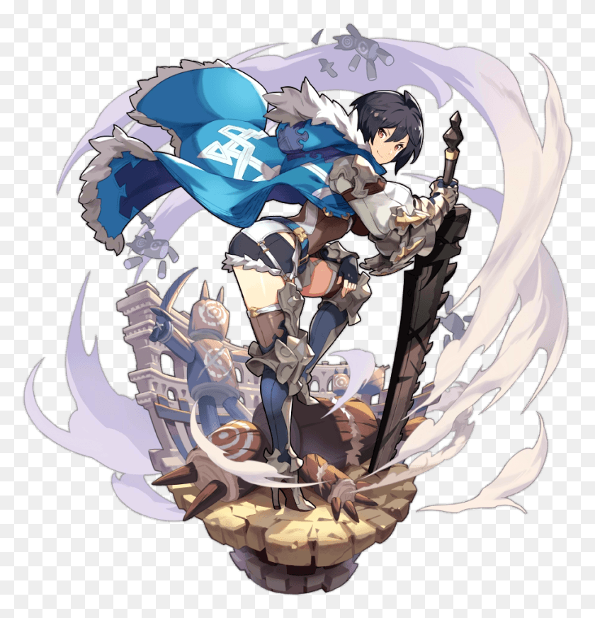 907x946 Celliera Image Celliera Dragalia Lost, Helmet, Clothing, Apparel HD PNG Download