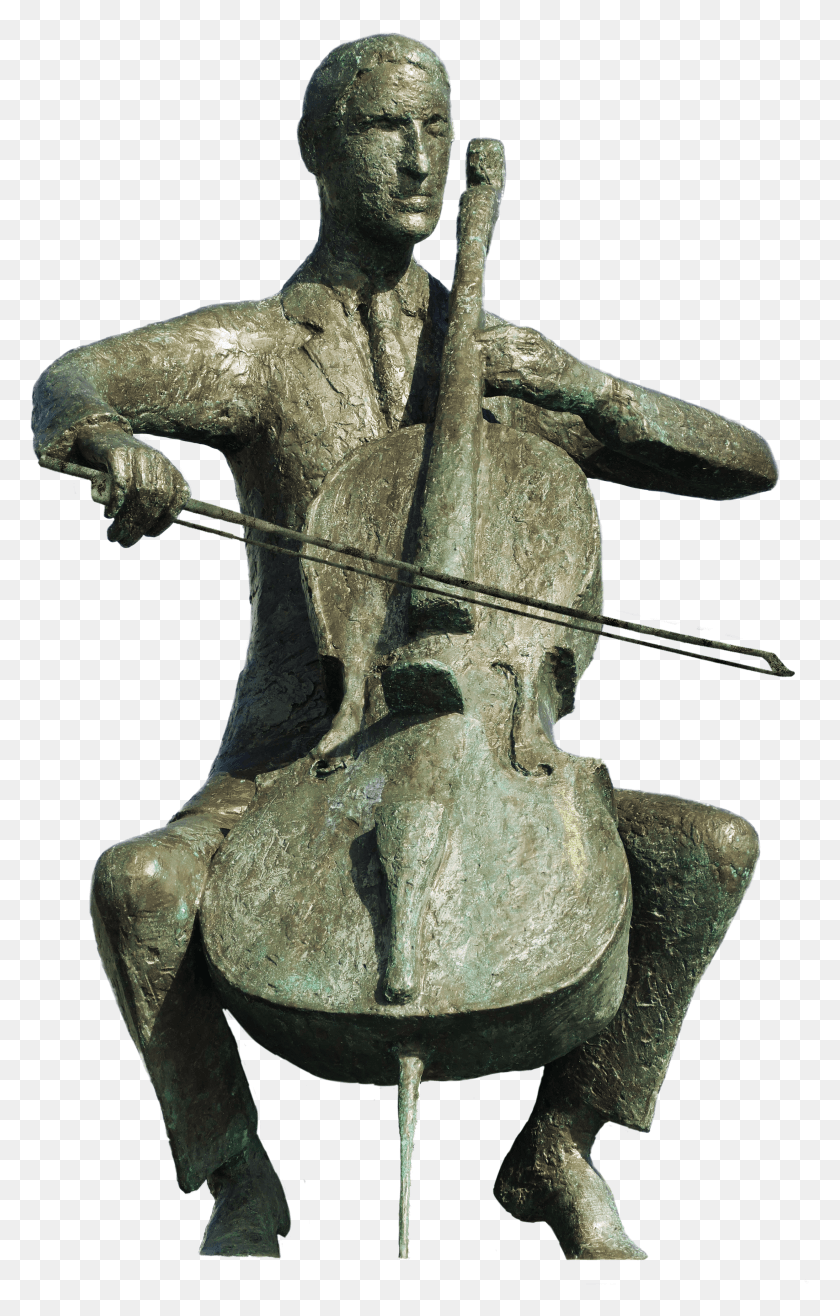 2486x4005 Cello Music Statue HD PNG Download