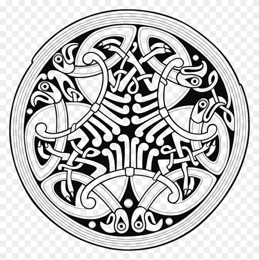1274x1280 Кельтский Круг Орнамент Тату Изображение Кельтский Вектор, Узор, Трафарет Hd Png Скачать
