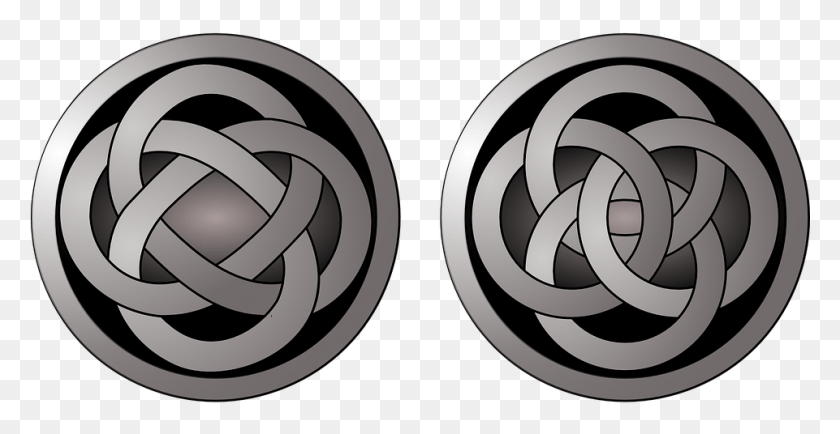 961x462 Celtic Circles Celtic Design Buttons Pins Circle, Symbol, Text, Logo HD PNG Download
