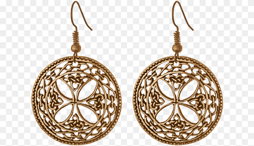 Celtic Cross Earrings Earrings, Accessories, Earring, Jewelry, Gold PNG