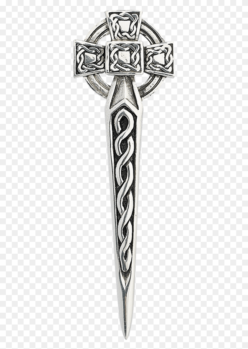 350x1123 Celtic Cross Kilt Pin Kilt Pin, Sword, Blade, Weapon HD PNG Download