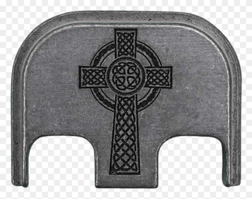 1089x844 Celtic Cross Titanium Rugged Finish Back Plate Cross, Symbol, Clothing, Apparel HD PNG Download