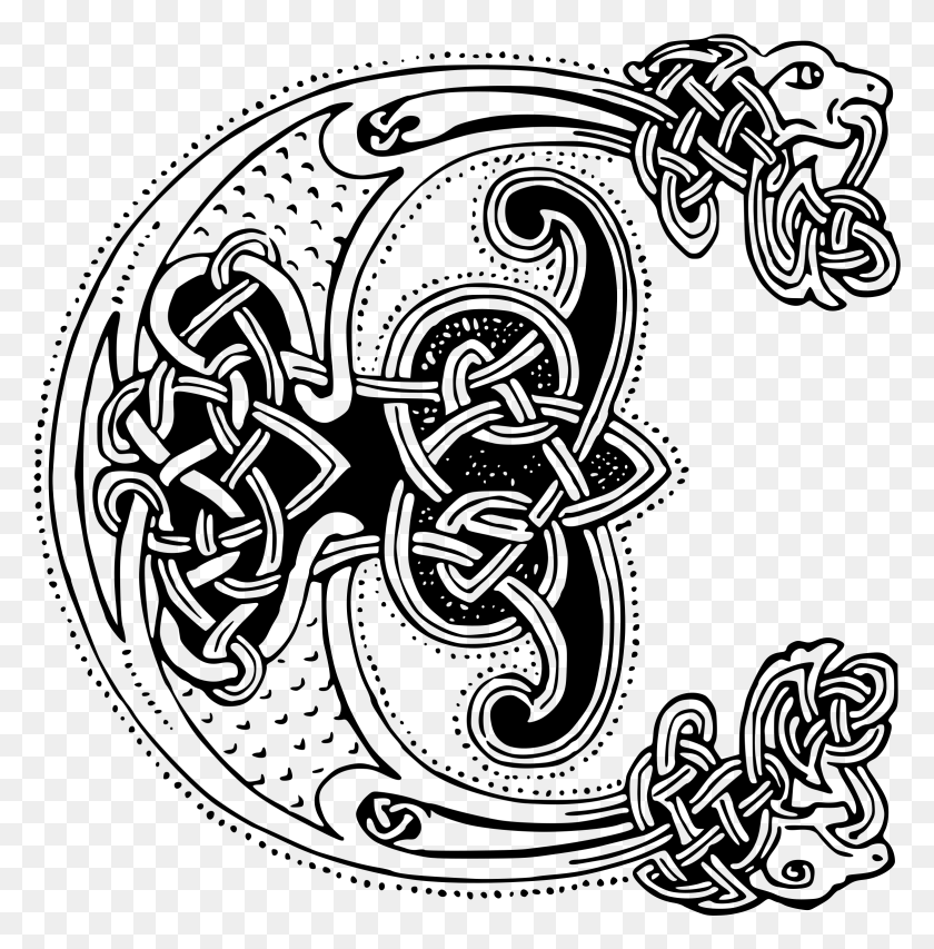 2337x2376 Celtic Designs Drawing At Getdrawings Black And White Celtic Designs, Gray, World Of Warcraft HD PNG Download
