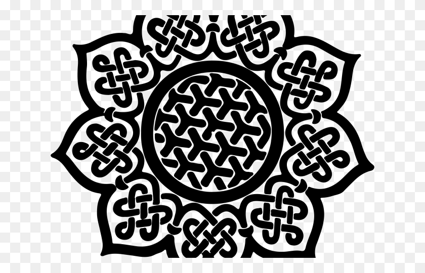 640x480 Celtic Knot Clipart Mandala Drawing Elements And Principles Of Art, Gray, World Of Warcraft HD PNG Download