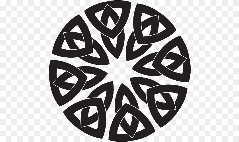 Celtic Knot Shape Map Japan Aerial View, Machine, Wheel Sticker PNG