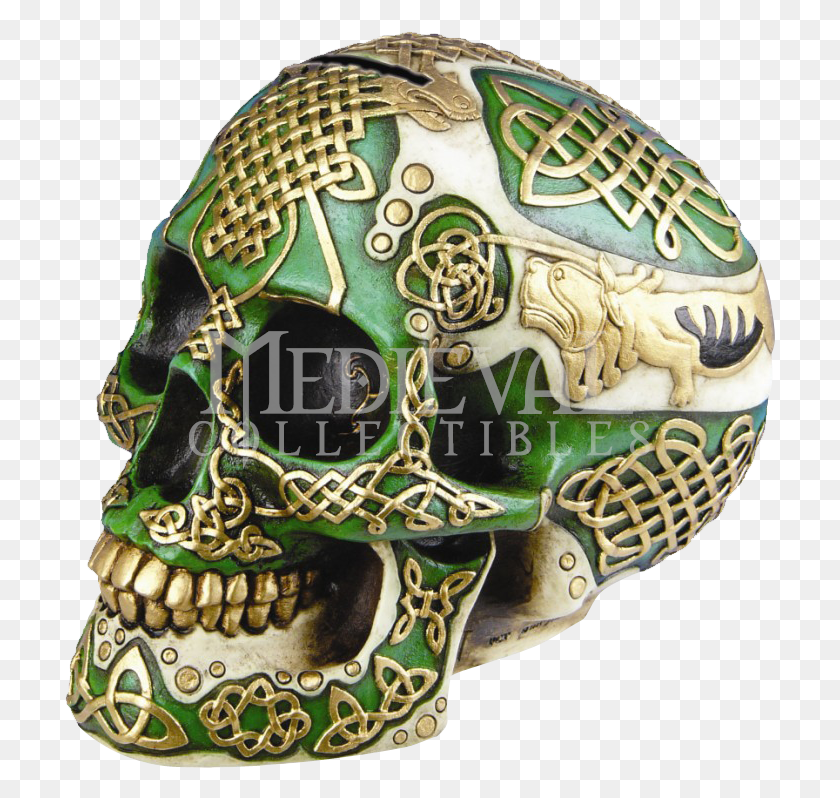 711x738 Celtic Lion Skull Savings Bank Celtic Lion, Clothing, Apparel, Crash Helmet HD PNG Download