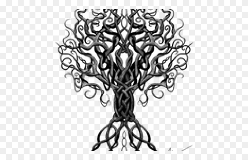472x481 Celtic Tattoos Transparent Images Tree Of Wisdom Tattoo, Symbol, Chandelier, Lamp HD PNG Download