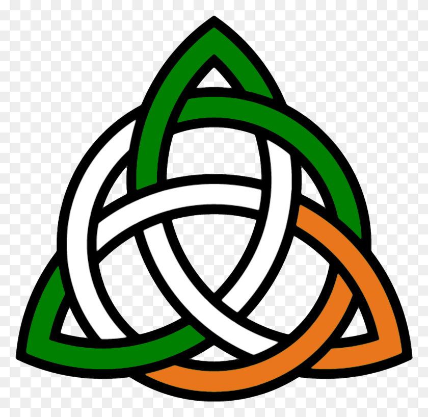 2242x2181 Celtic Trinity Knot Clipart Irish Knot Flag Image Vector Celtic Knot Irish Flag, Logo, Symbol, Trademark HD PNG Download