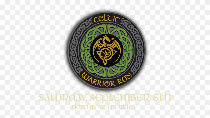 529x413 Celtic Warrior Run Emblem, Symbol, Logo, Trademark HD PNG Download