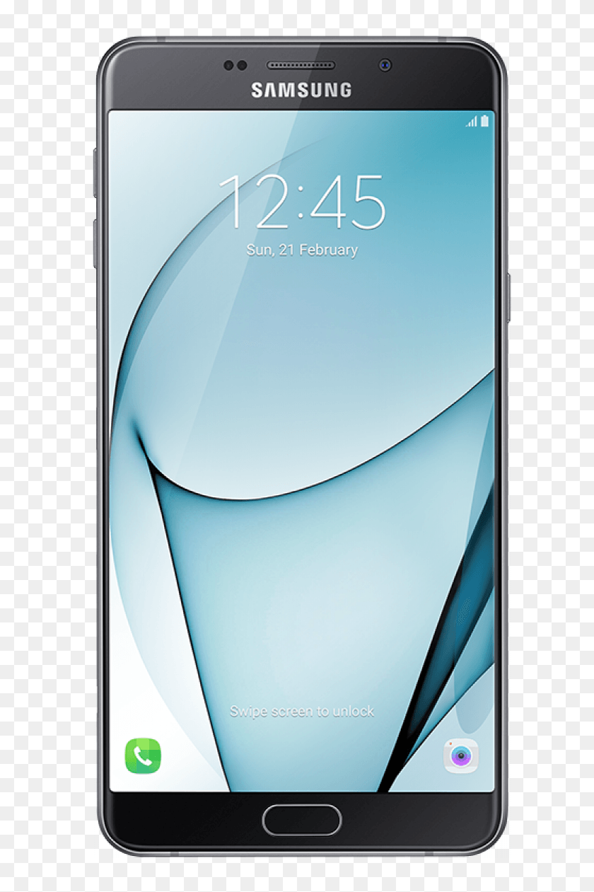 665x1201 Descargar Png Celulares Samsung Samsung Galaxy A9 Pro Negro, Teléfono Móvil, Electrónica Hd Png
