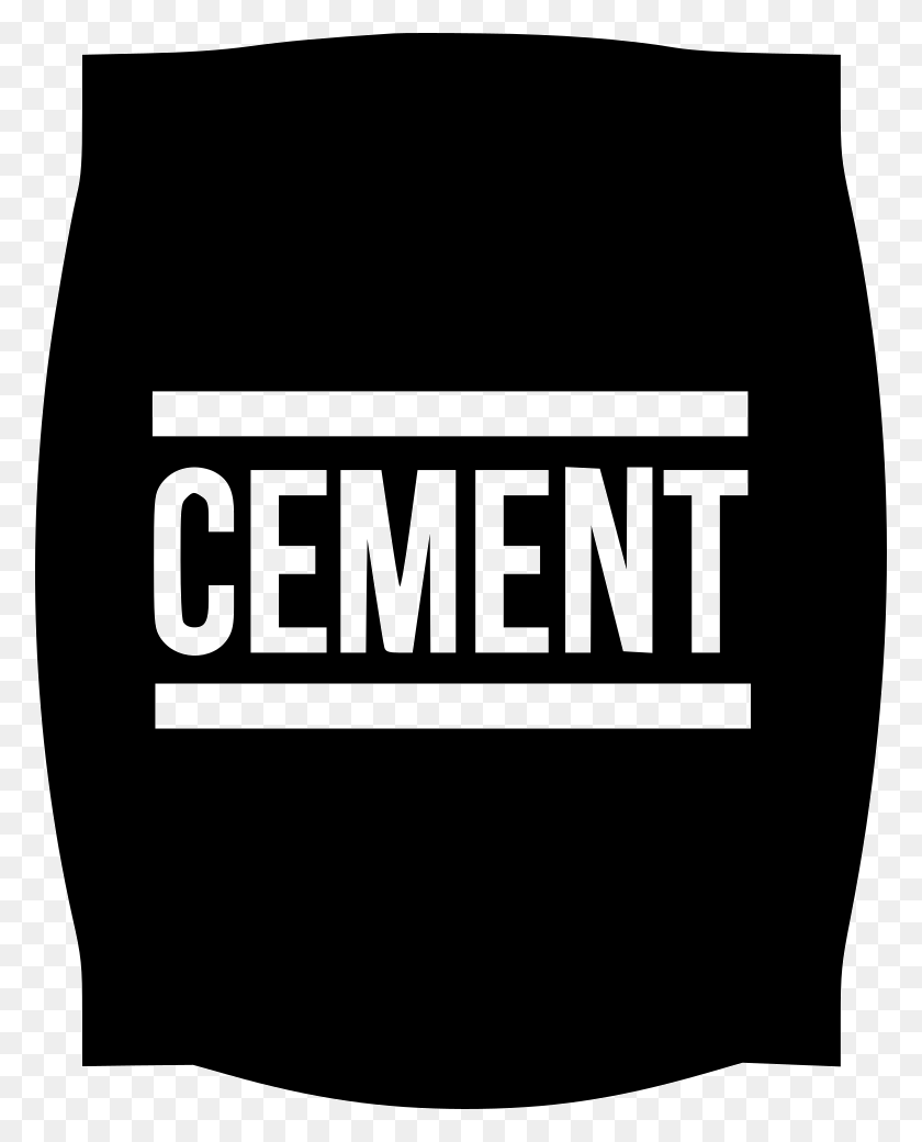 776x980 Cement Bag Comments Cement Black And White, Label, Text, Clothing HD PNG Download