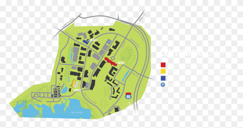 1456x715 Centennial Campus Map Plan, Plot, Diagram, Building HD PNG Download