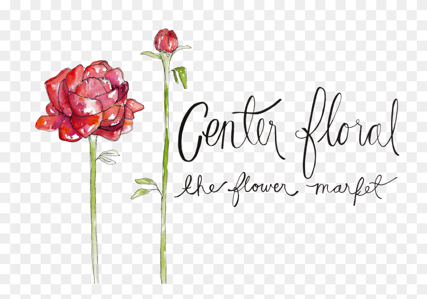 2250x1527 Цветочный Логотип Ооо Center Floral, Растение, Роза, Цветок Png Скачать