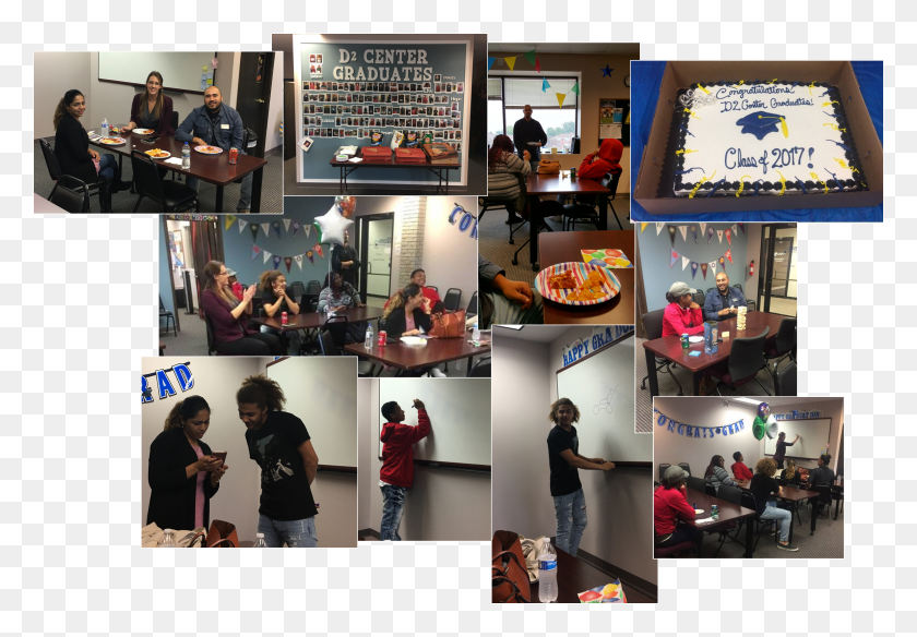 2372x1594 Center Graduation Party Collage HD PNG Download