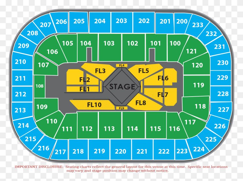 1737x1265 Center Stage Concert Circle, Scoreboard, Building, Field HD PNG Download