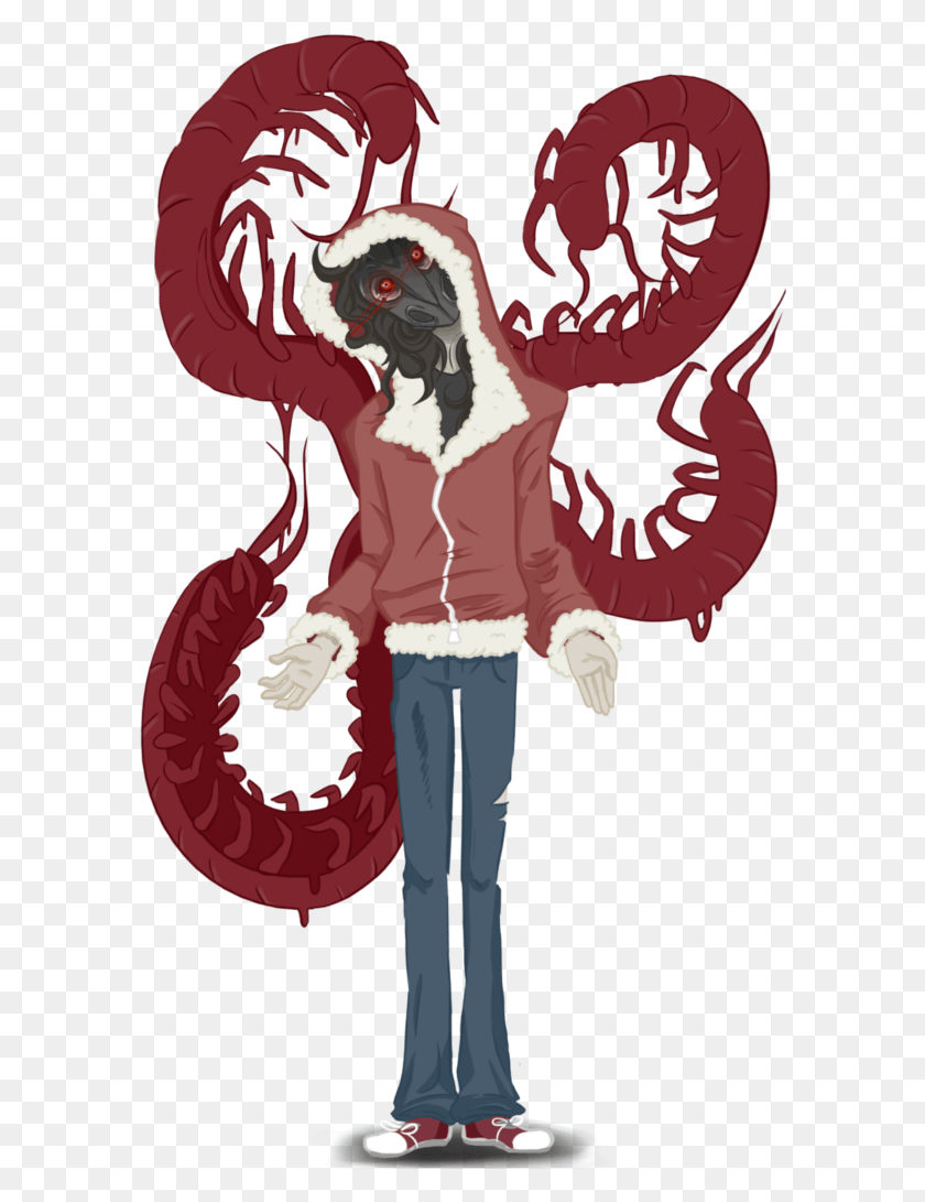 588x1031 Centipede Wormtokyo Ghoul Centipede Worm Tokyo Ghoul, Person, Human, Clothing HD PNG Download