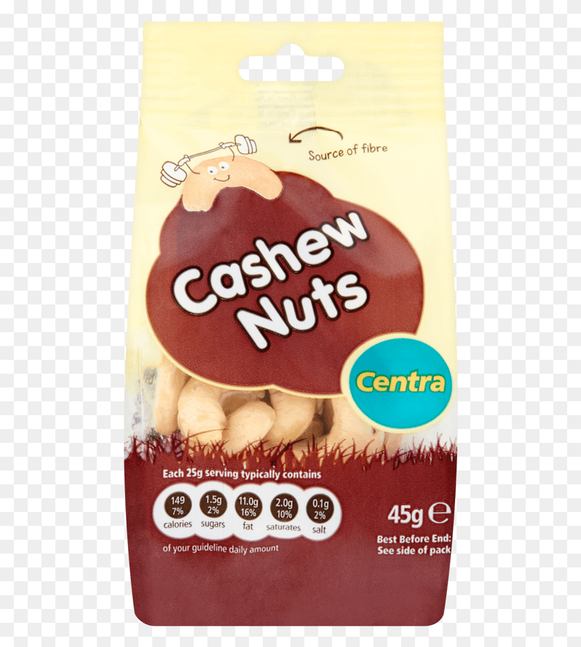 484x875 Centra Cashew Nuts 45g Chocolate, Advertisement, Poster, Flyer HD PNG Download