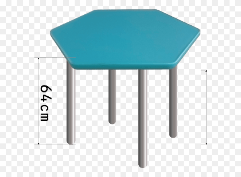 601x557 Central Hexagon Coffee Table, Furniture, Chair, Bar Stool Descargar Hd Png