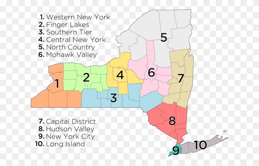 640x481 Central New York Region State Is New York City, Map, Diagram, Plot HD PNG Download