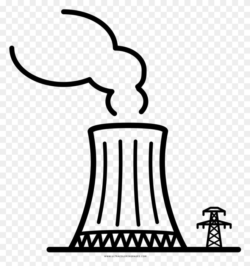 909x972 Central Nuclear Nuclear Power Plant Icon, Gray, World Of Warcraft HD PNG Download