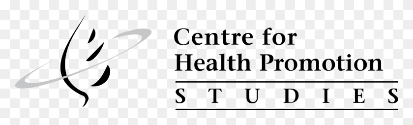 2191x547 Centre For Health Promotion Studies Logo Transparent Calligraphy, Gray, World Of Warcraft HD PNG Download