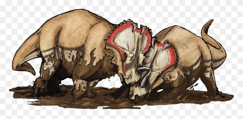 1620x732 Динозавр Динозавр В Грязи, Рептилия, Животное Png Скачать