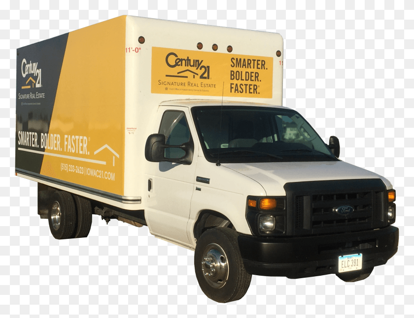 2597x1956 Century 21 Moving Truck Megan Hill Mitchum Realtor Commercial Vehicle HD PNG Download
