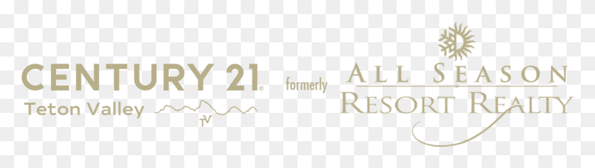 1195x274 Century 21 Teton Valley Formerly All Season Resort Calligraphy, Number, Symbol, Text HD PNG Download