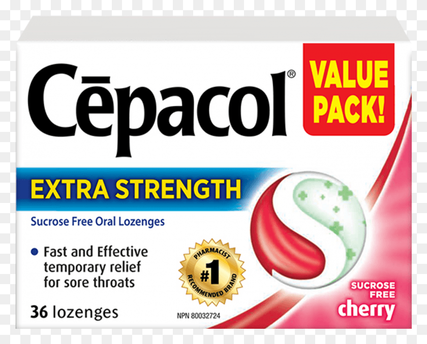 1384x1098 Cepacol Extra Strength Cherry, Текст, Реклама, Плакат Hd Png Скачать