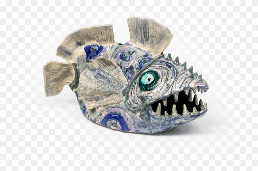 988x630 Ceramics Anglerfish, Jaw, Bird, Animal Descargar Hd Png
