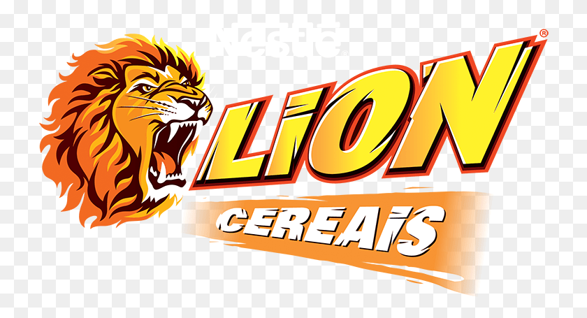 730x395 Descargar Png Cereais Nestl Lion Lion Cereal Logo, Tiger, Wildlife, Mamífero Hd Png