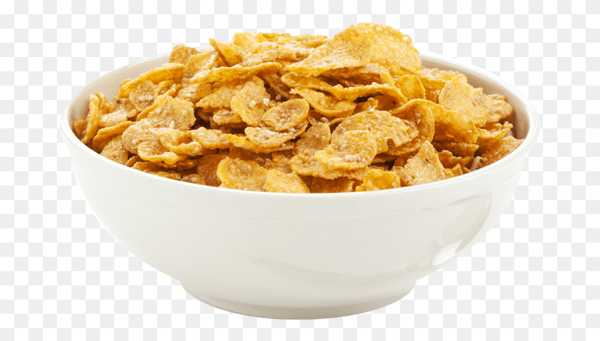673x418 Cereal Bowl Of Cornflakes, Food, Plant, Curry HD PNG Download