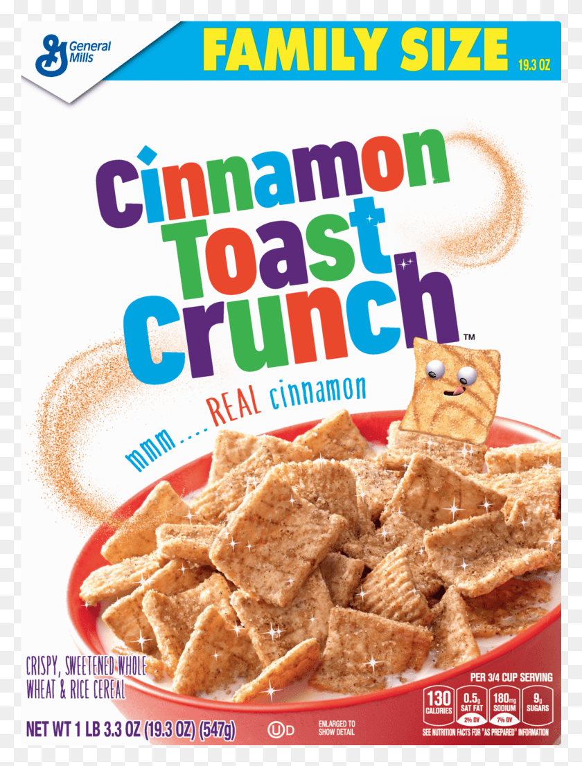 1343x1801 Cereal Transparent Background Cinnamon Toast Crunch Cereal, Food, Bread, Cracker HD PNG Download