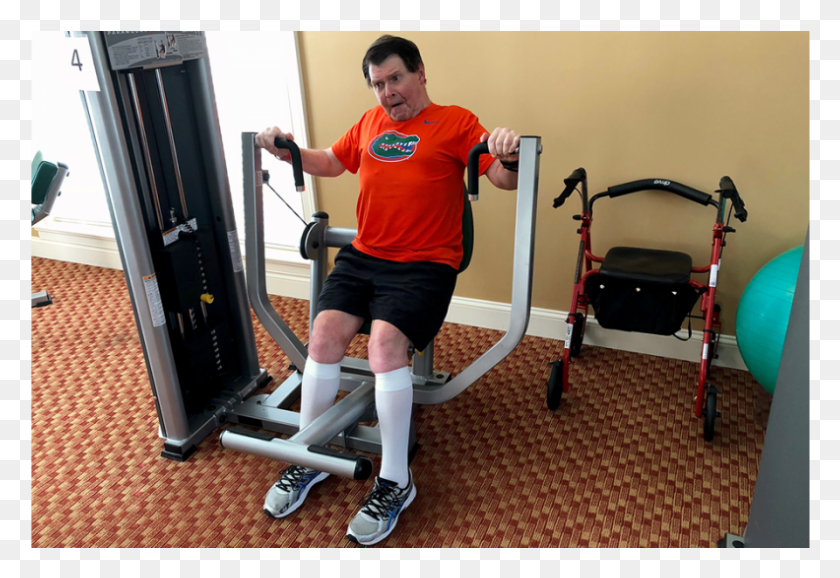 792x526 Cerebral Palsy Doesn39t Stop Gainesville Man From Helping Gym, Shoe, Footwear, Clothing HD PNG Download