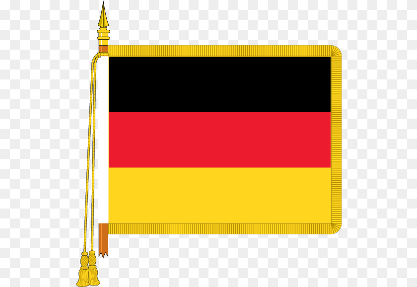 537x578 Ceremonial Germany Flag Vertical, Germany Flag PNG