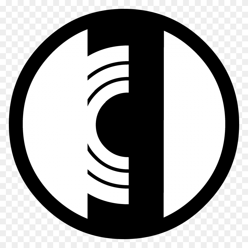 2400x2400 Логотип Cerro Cora Черно-Белый Круг, Символ, Товарный Знак, Текст Hd Png Скачать