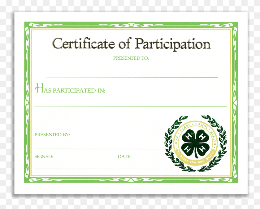 1990x1564 Certificate Participation Certificate Of Participation Transparent, Text, Diploma, Document HD PNG Download