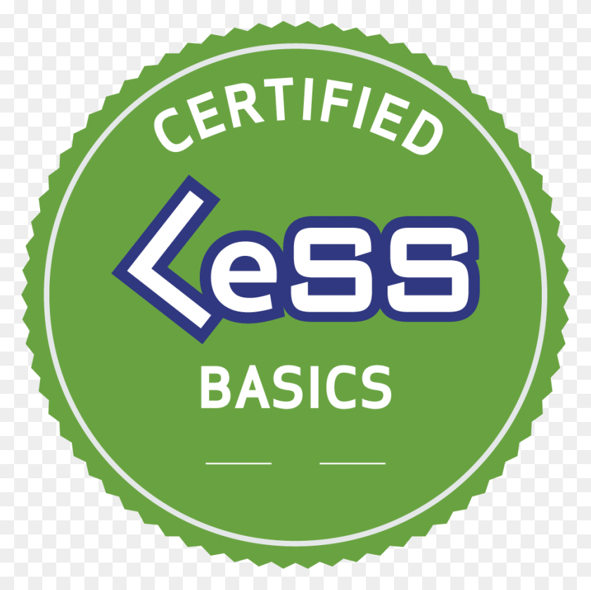 897x896 Certified Less Basics Label, Text, Sticker, Paper HD PNG Download