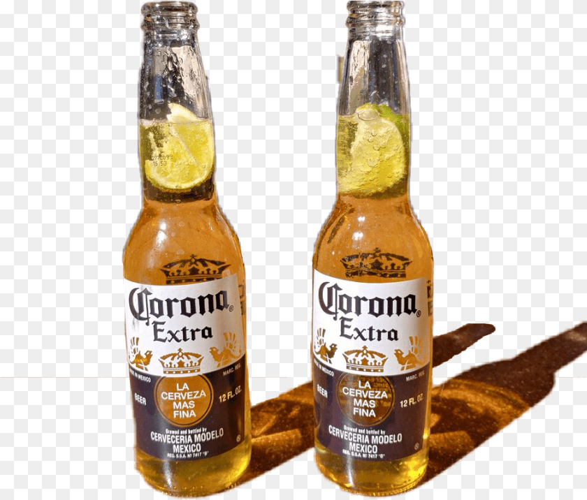 Cerveza Corona Beer, Alcohol, Beer Bottle, Beverage, Bottle Sticker PNG