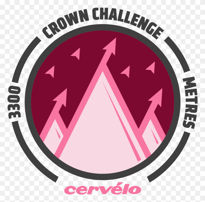 1039x1021 Cervlo Crown Challenge Logo Круг, Символ, Товарный Знак, Этикетка Hd Png Скачать