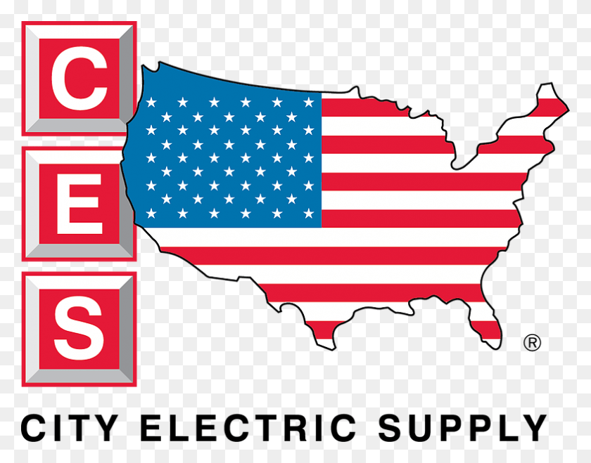 784x603 Ces Logo Black Letters Outlines City Electric Supply Logo, Flag, Symbol, American Flag HD PNG Download