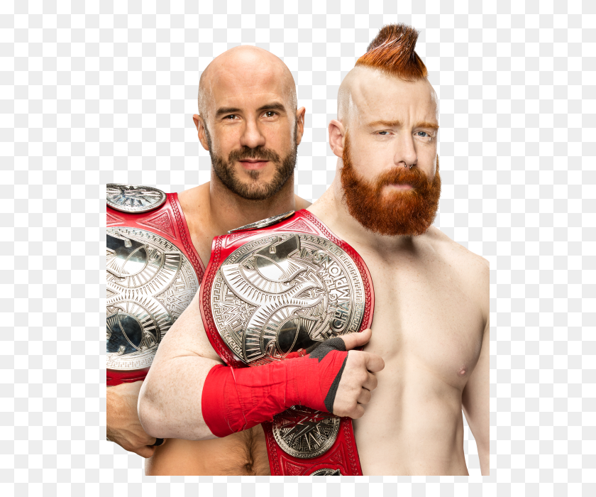 540x640 Descargar Png / Cesaro And Sheamus Bar Vs New Day Crown Jewel, Persona, Human, Face Hd Png