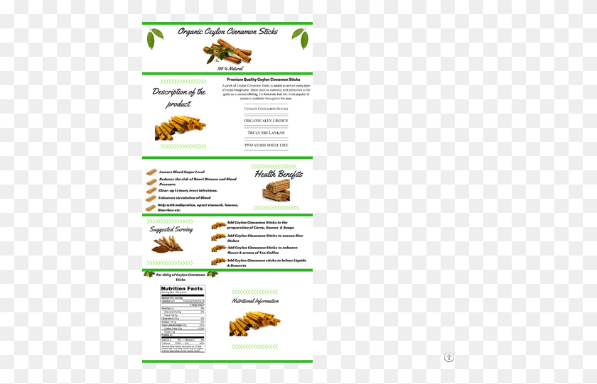 441x481 Ceylon Cinnamon Sticks Insect, Text, Menu, Advertisement HD PNG Download
