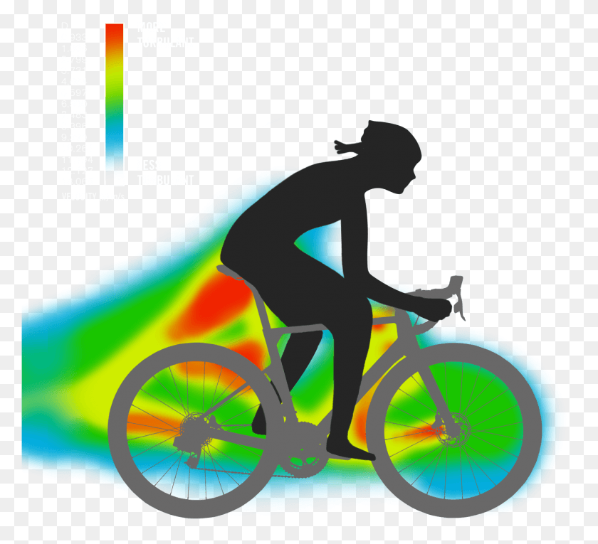 1351x1222 Cfd Hybrid Bicycle, Vehicle, Transportation, Person HD PNG Download